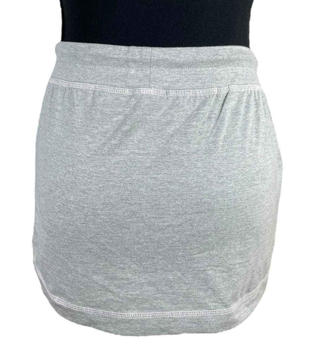 Pretty Little Thing Grey Mini Skirt Drawstring Waist Women’s UK Size 8