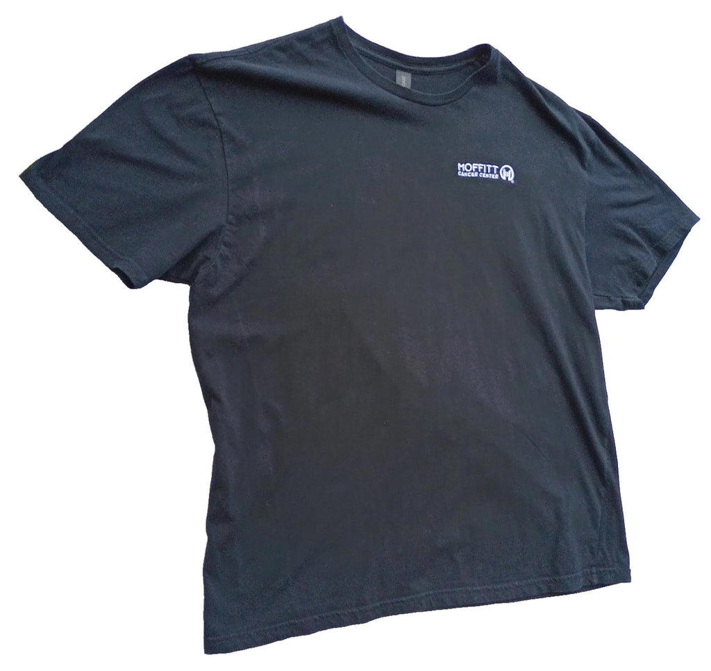 Moffitt Cancer Center T-Shirt Men's UK Size 2XL Black Crew Neck 100% Cotton