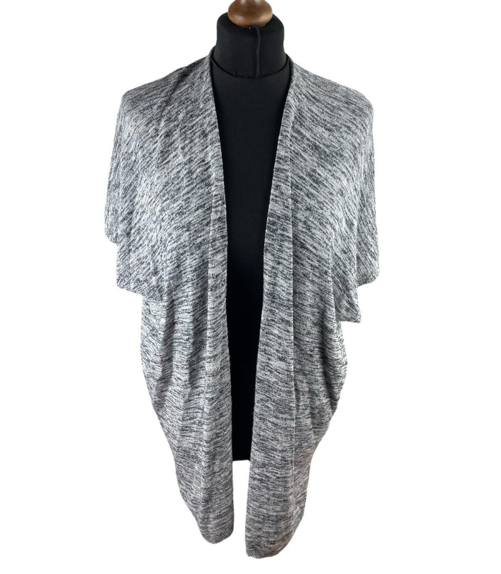 Atmosphere Grey Thin Cardigan Long Short Sleeve Women’s UK Size S/M