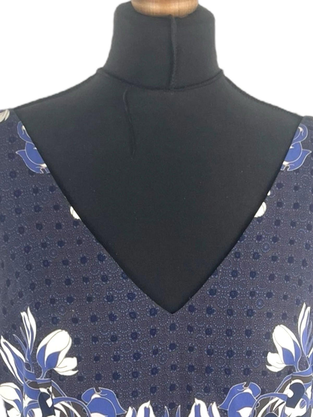 Tory Burch Piera Printed Matte-Satin Dress Designer Women’s UK Size 10
