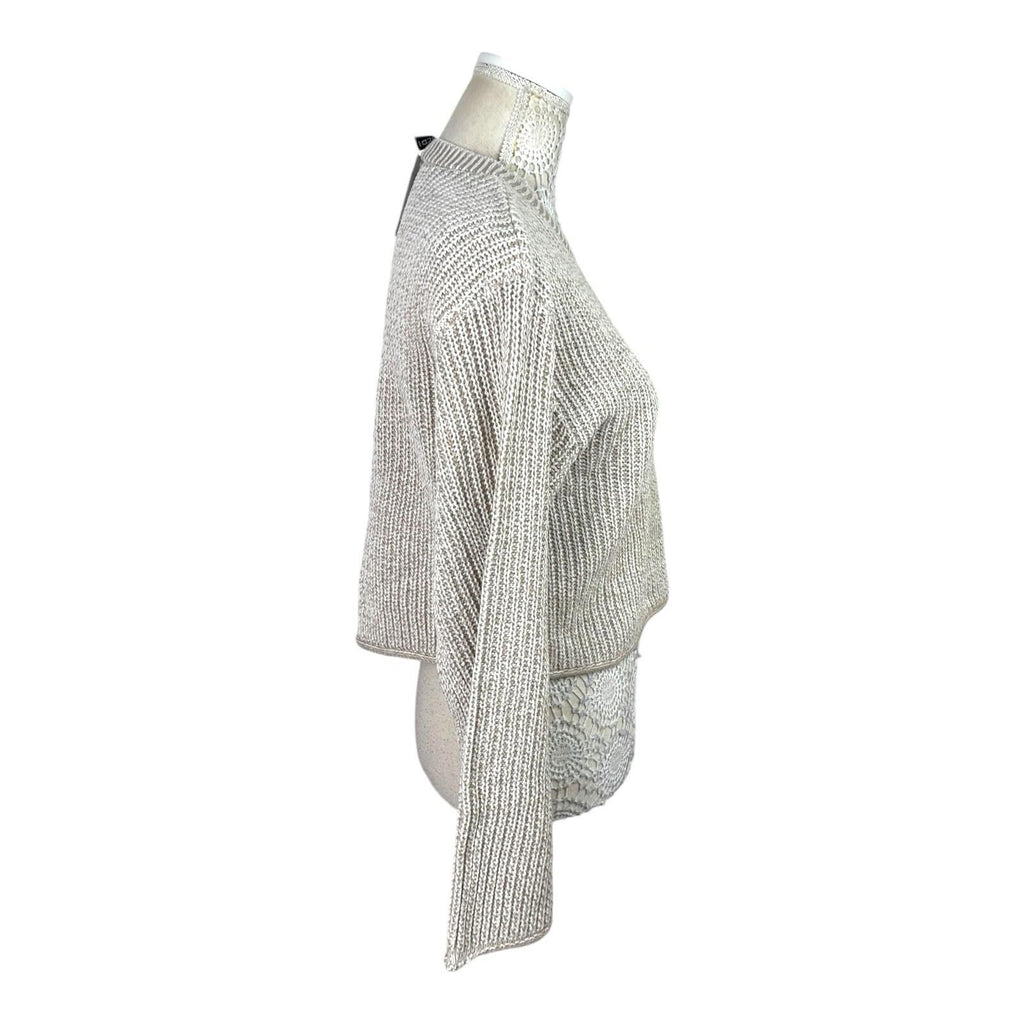 H&M Beige Knit Sweater Long Sleeve Relaxed Fit Women’s UK Size XS