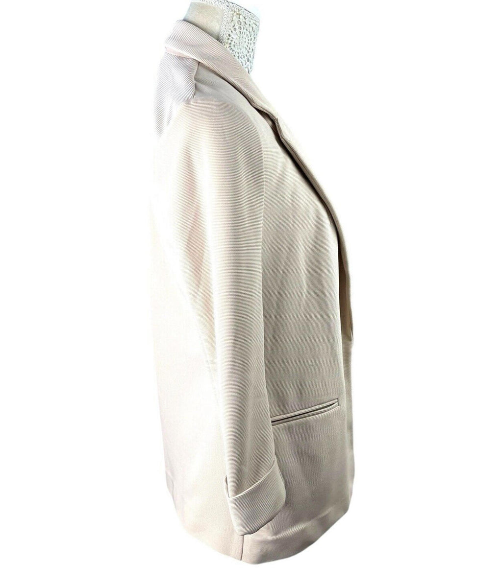 New Look Blazer Jacket Stone Beige Relaxed Fit Women’s UK Size 6