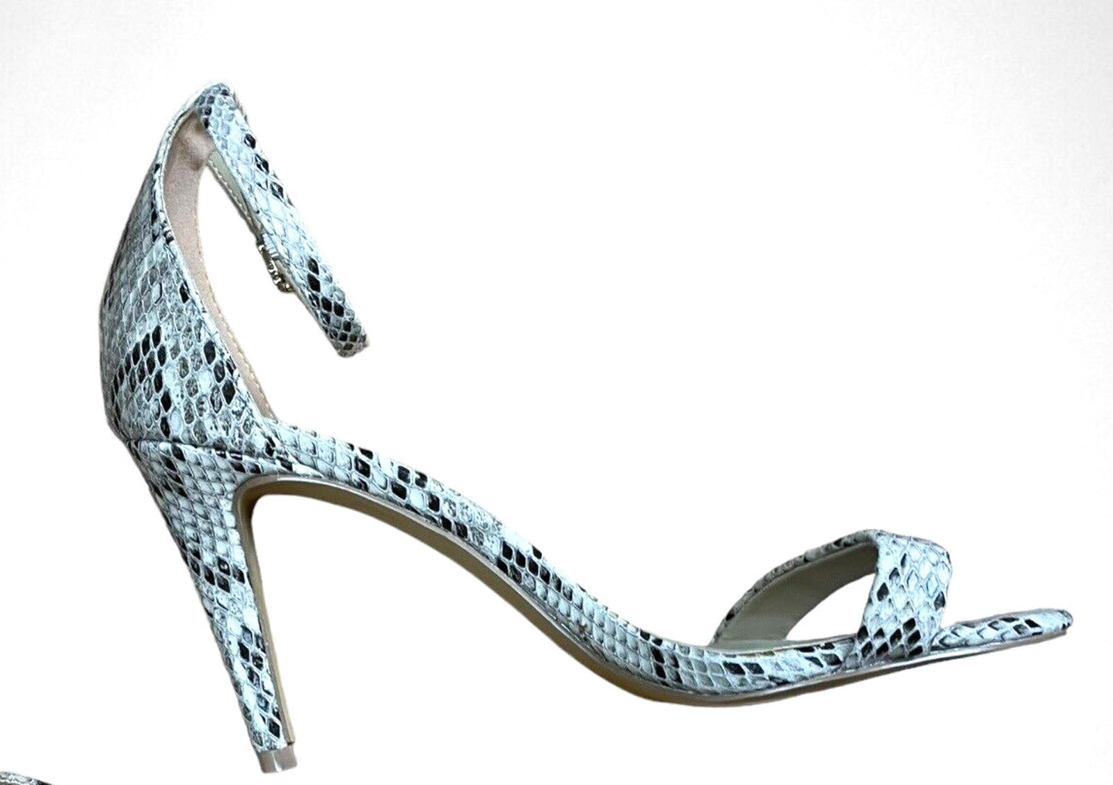 Peacocks Snakeskin Print Stilettos Shoes Open Toe Women’s UK Size 5