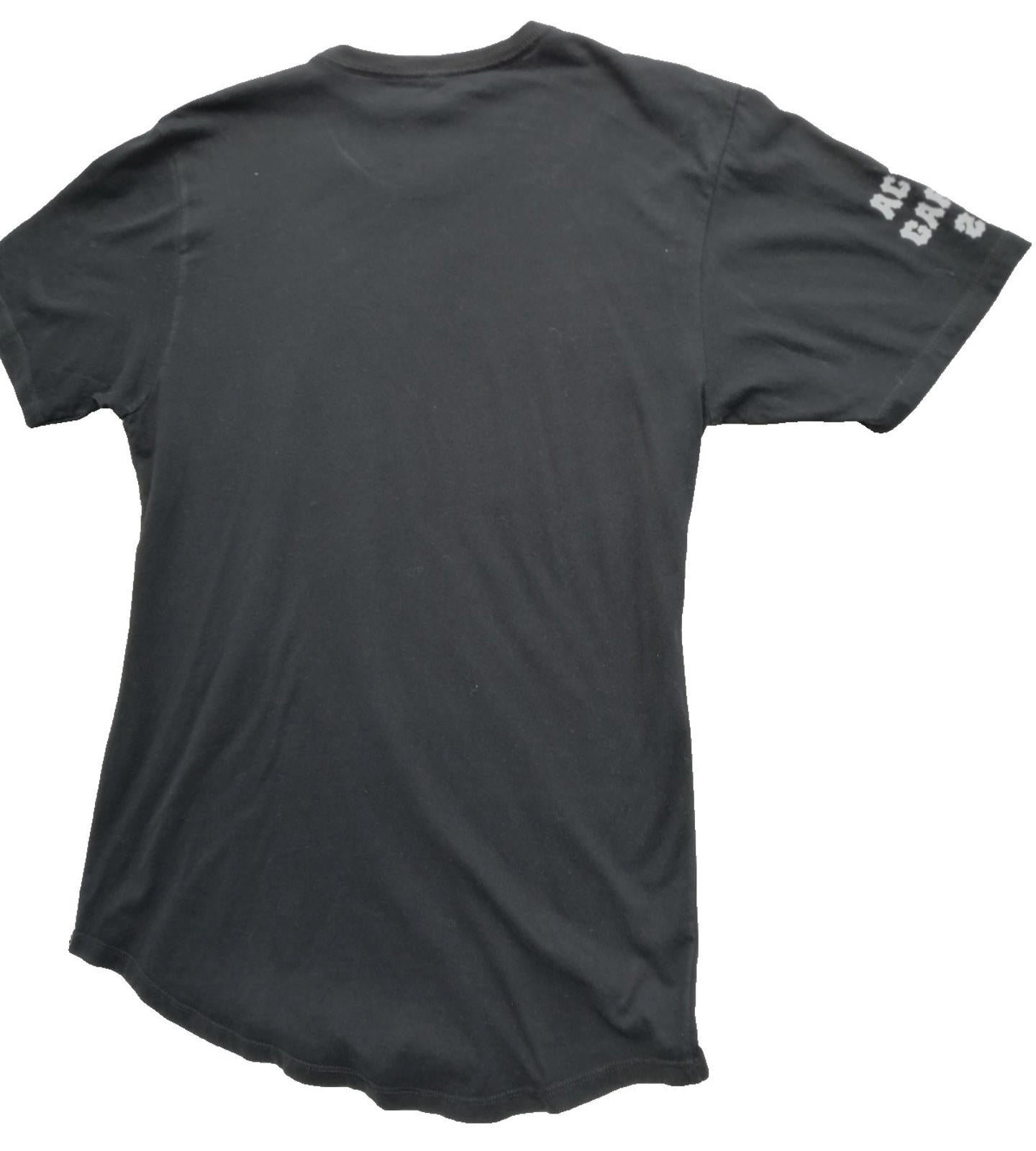 Actual Garbage T-Shirt Men's Size L Black Crew Neck Graphic Print 2023