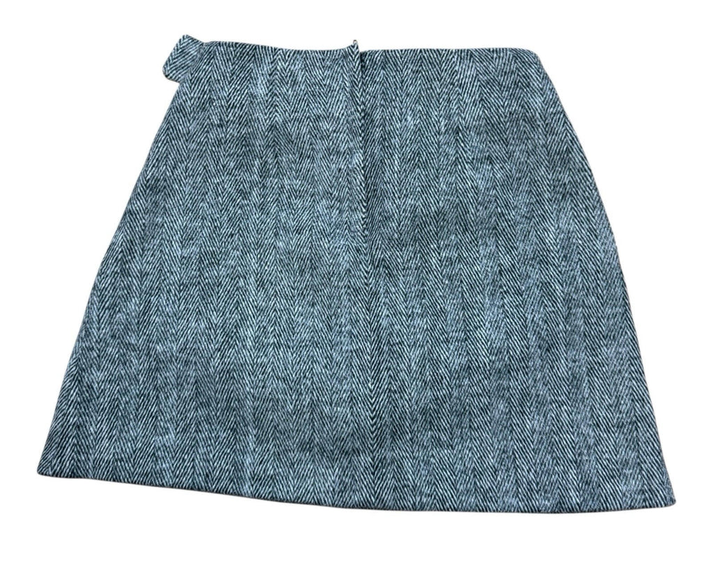 Primark Grey Skirt Aline Belted High Waist Women’s UK Size 6 Zip Fastening