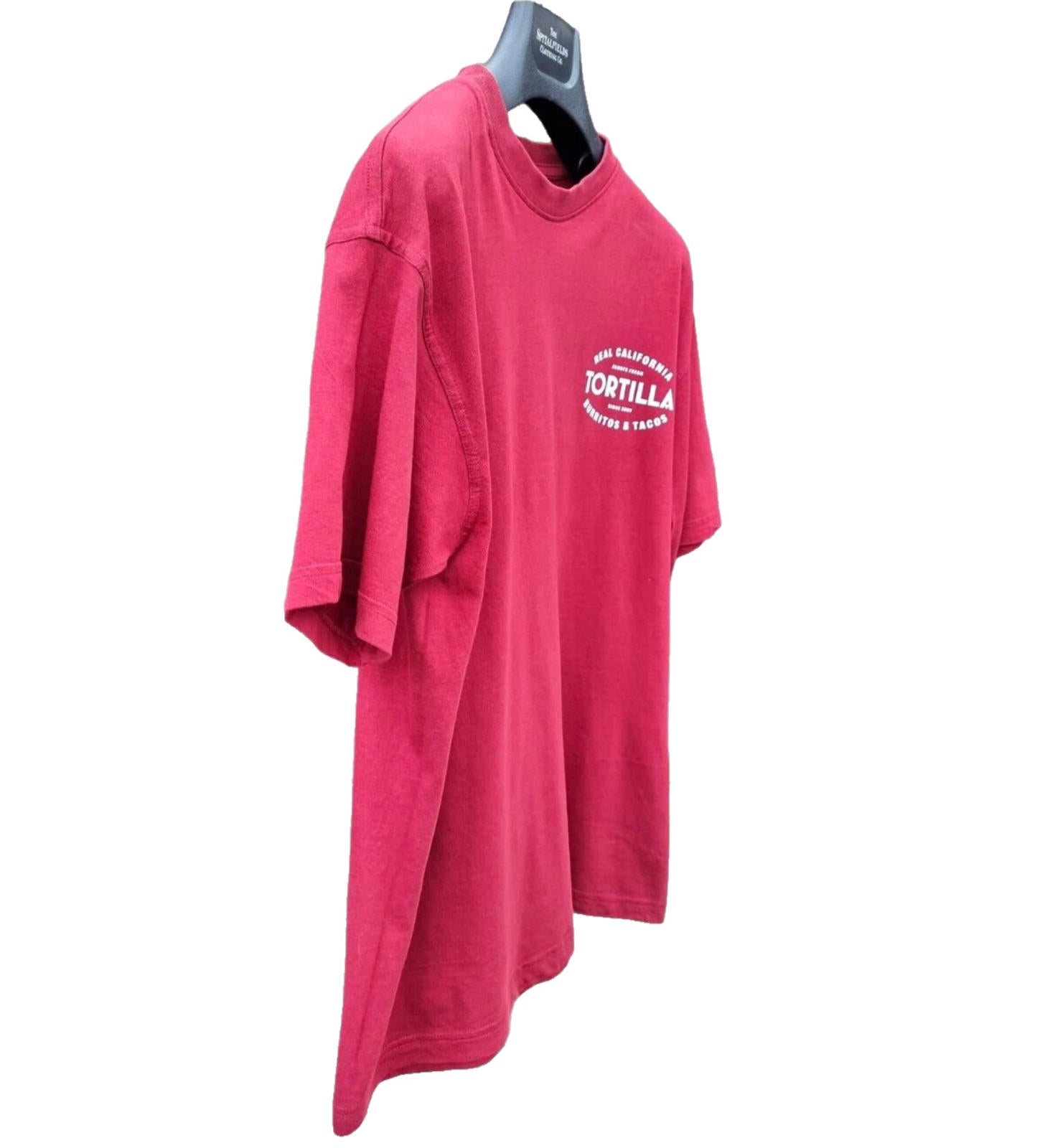 James & Nichols T-Shirt Red Men's UK Size L Large 100% Cotton Print