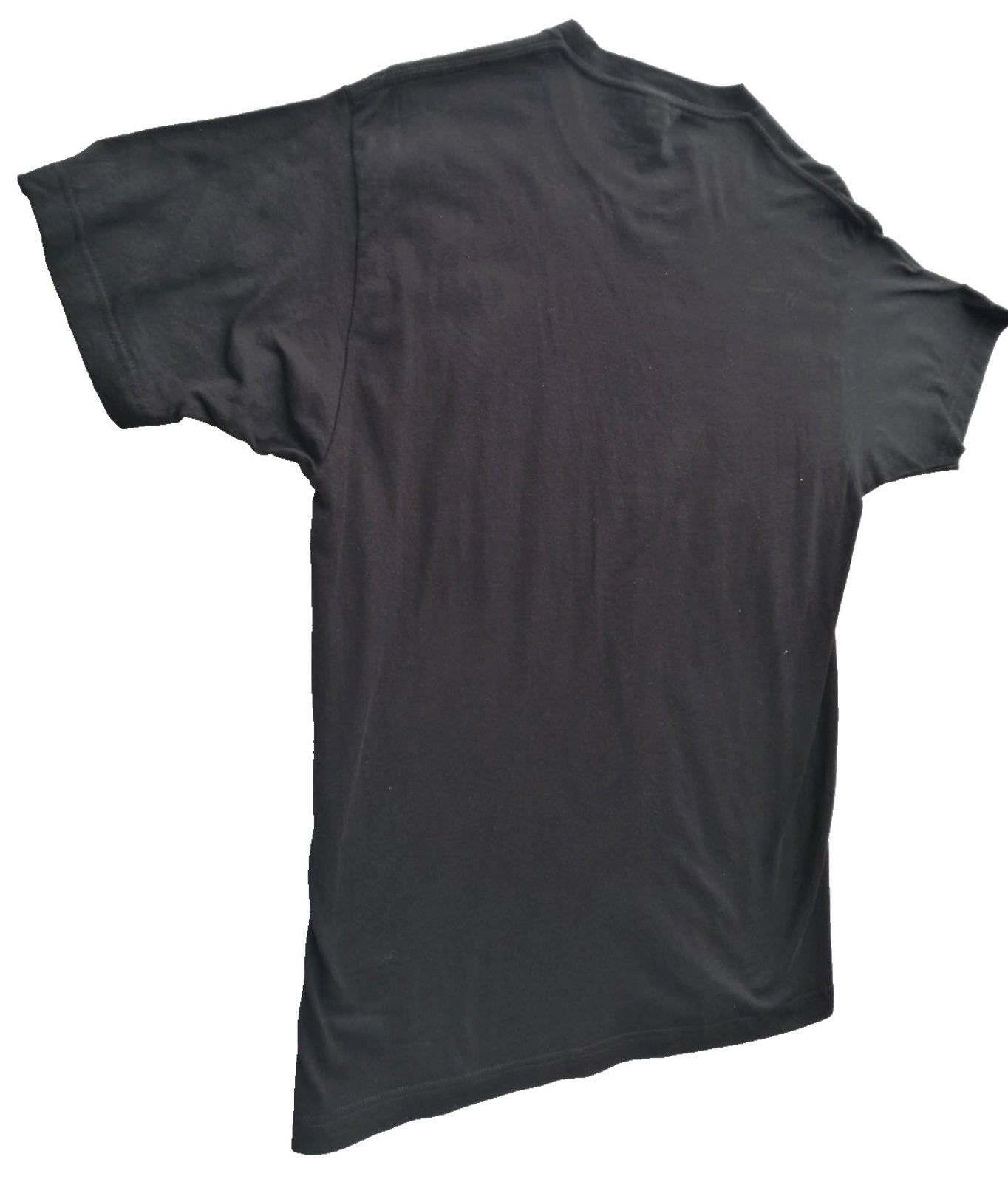 Funny Cute Animal Graphic Print T-Shirt Men's Size L Black Crew Neck 100% Cotton