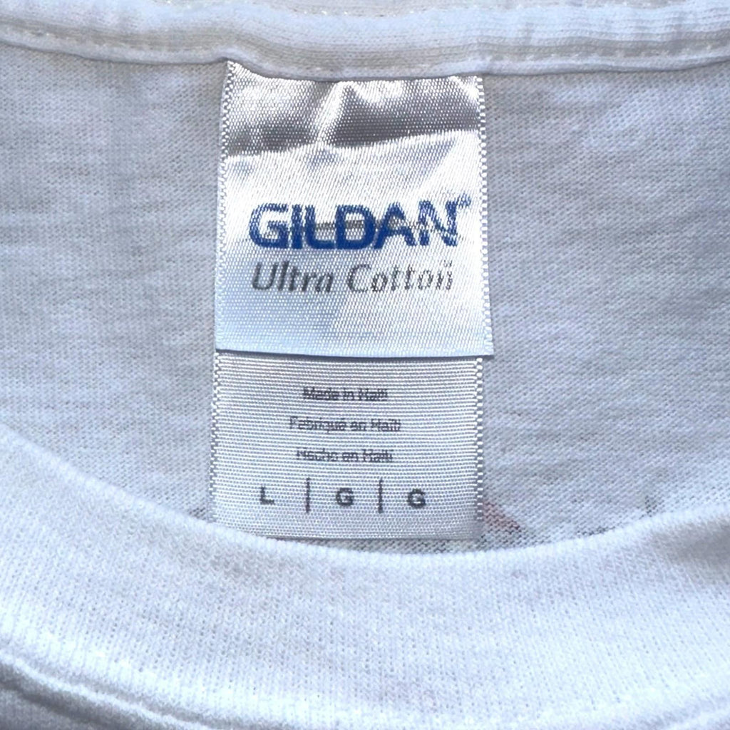 I Love Tennis T-Shirt Men's UK Size L White Graphic Print Short Sleeve Crew Neck