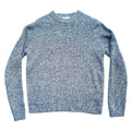 Topman Knit Jumper Men's UK Size M Blue White Crew Neck Sweater 100% Acrylic