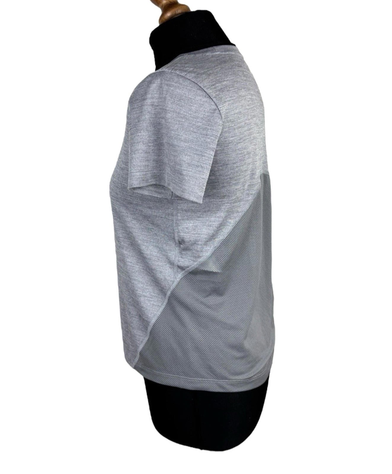 Nike Running Dri Fit Grey T-shirt Top Stretch Short Sleeve Women’s UK Size XS