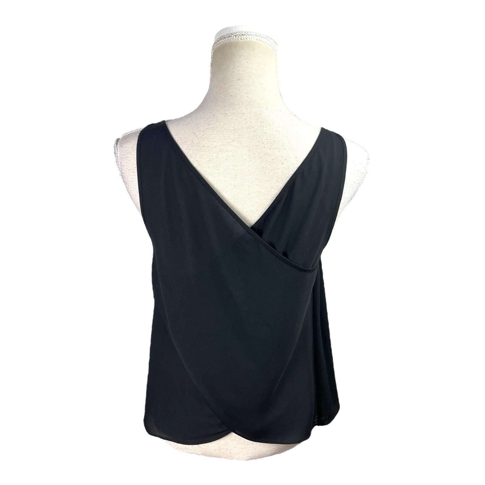 River Island Black Lightweight Vest Top Women’s UK Size 12