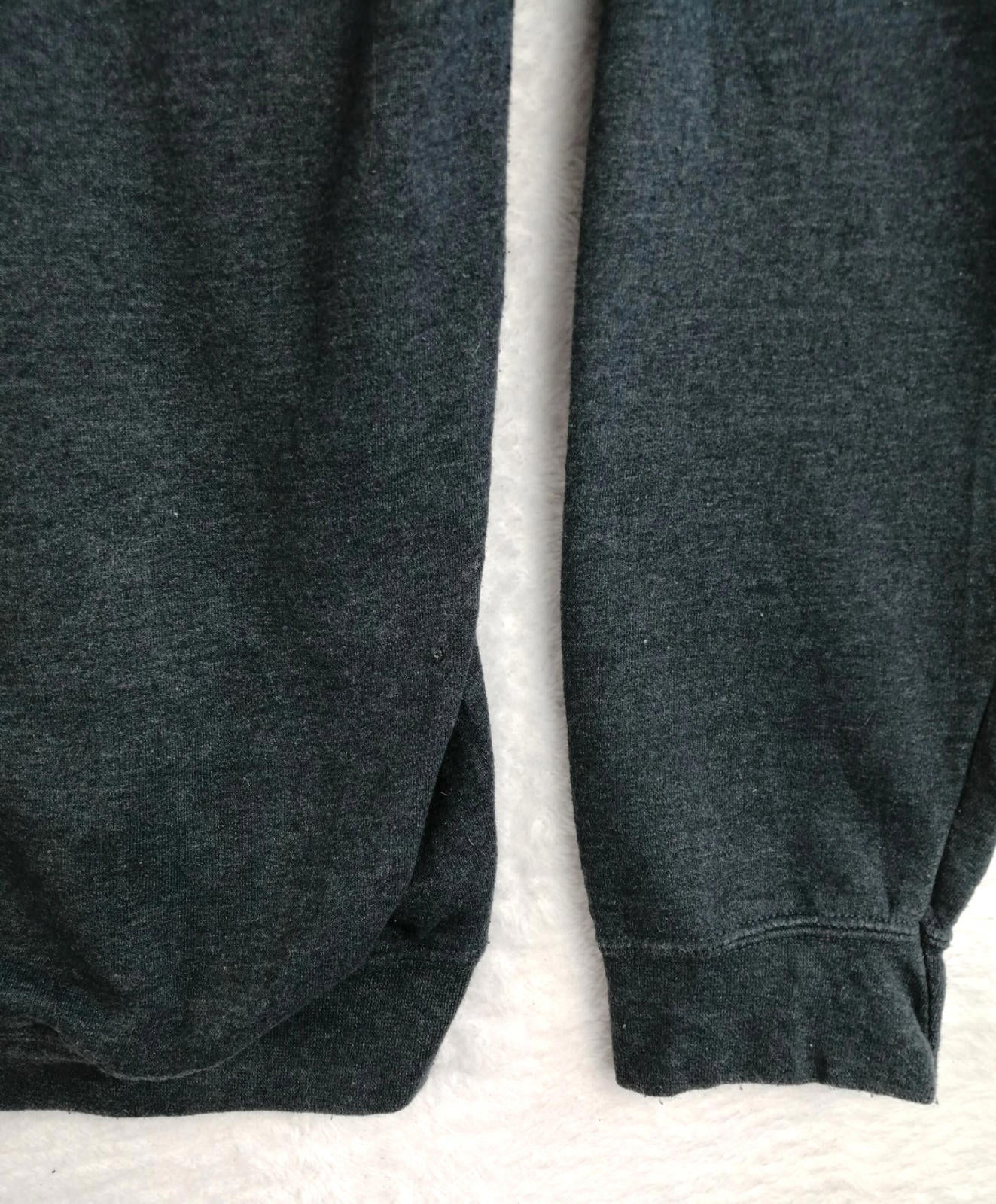 Rainbow Volleyball Hoodie Men's Size M Slate Grey Jersey Hooded Pockets Sports