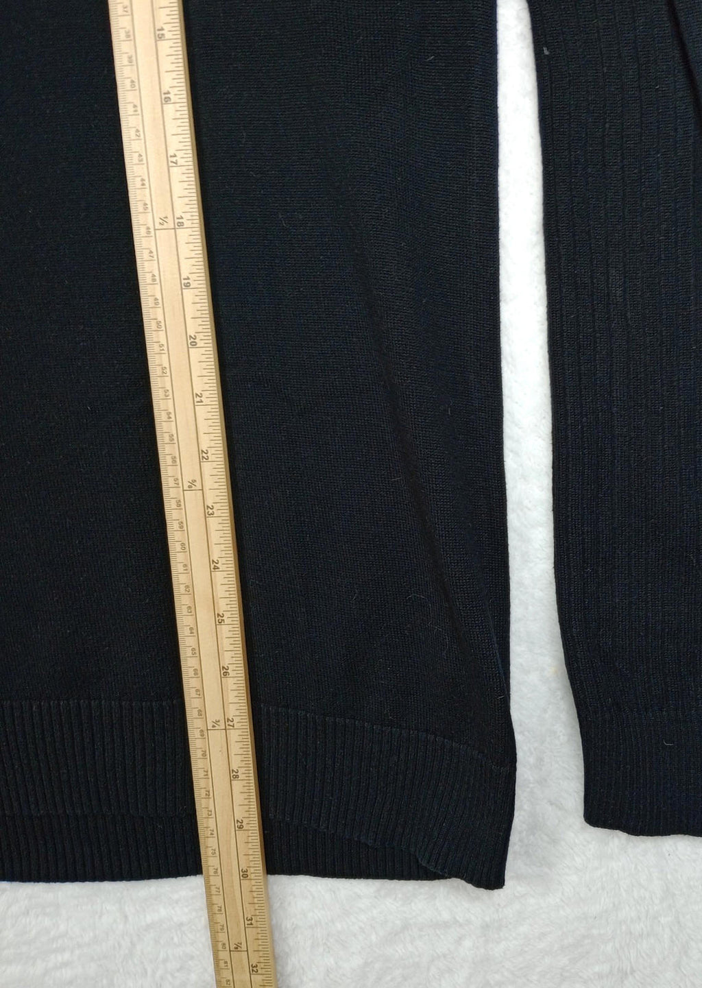Calvin Klein Knit Jumper Men's UK Size L Black Long Sleeve 100% Cotton Crew Neck