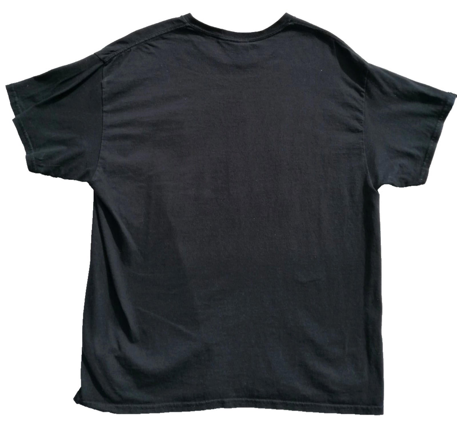 Lindenhurst Badminton Graphic Print T-Shirt Men's Size XL Black 100% Cotton