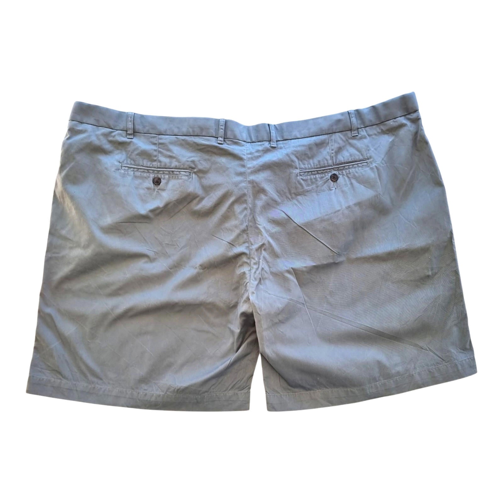 Skopes Chino Shorts Grey Pockets 100% Cotton Men's UK Size 6XL 54" Waist