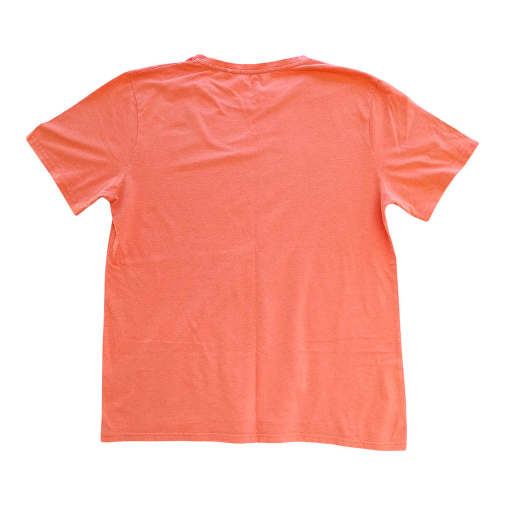 Industrialize T-Shirt Orange Graphic Print Easy Care Men's UK Size XXL Chest 46"