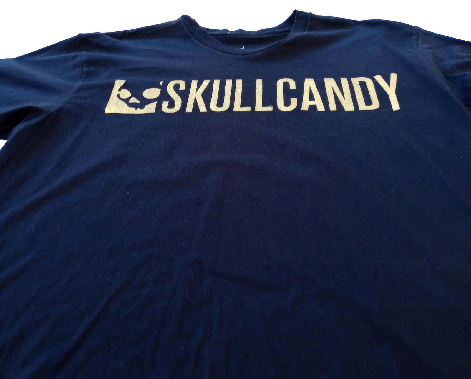 Skull Candy Graphic Print T-Shirt Men's UK Size XL Black Crew Neck 100% Cotton