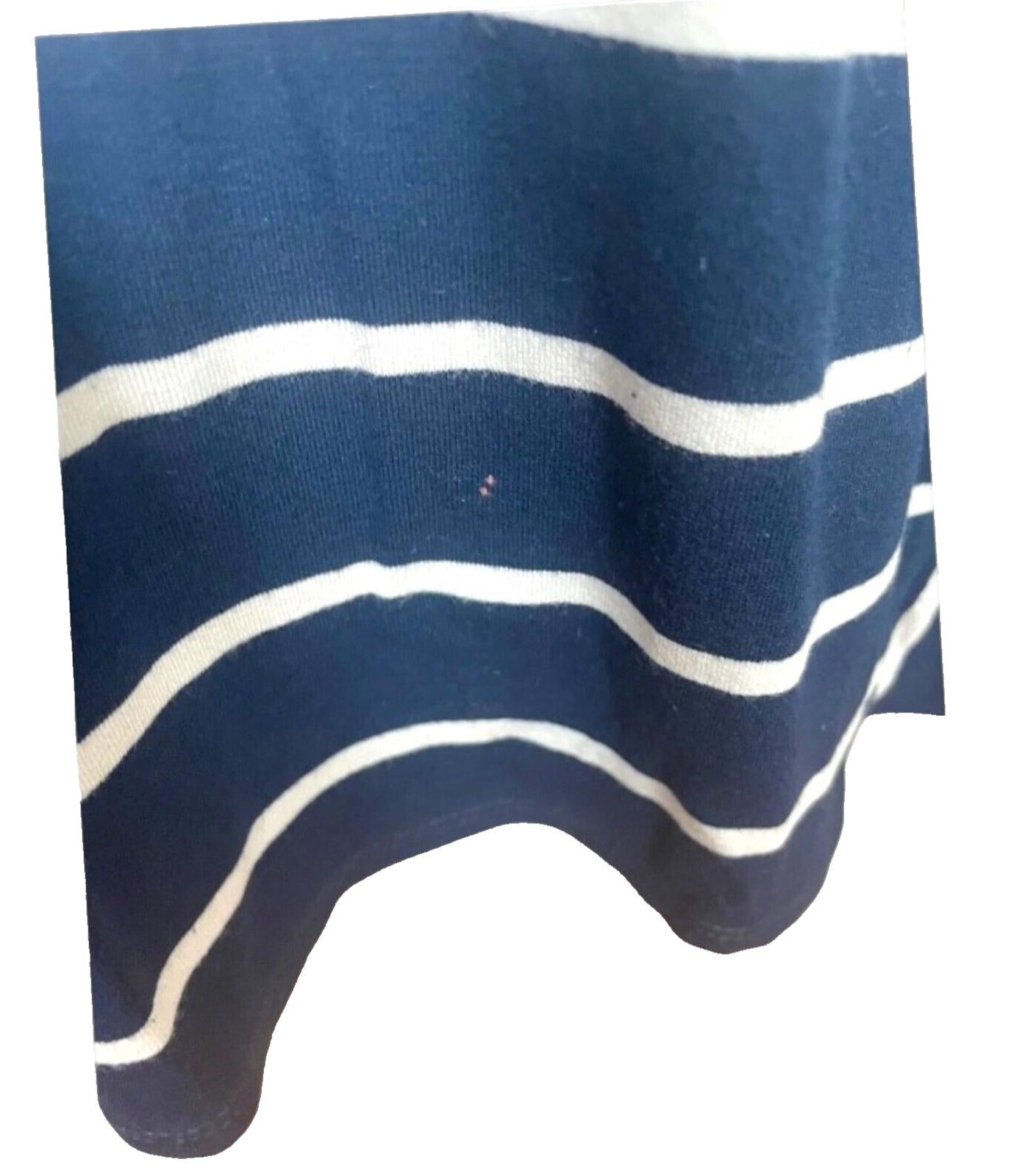 TU Jumper Dress Navy Blue & White Striped Women's UK Size 8
