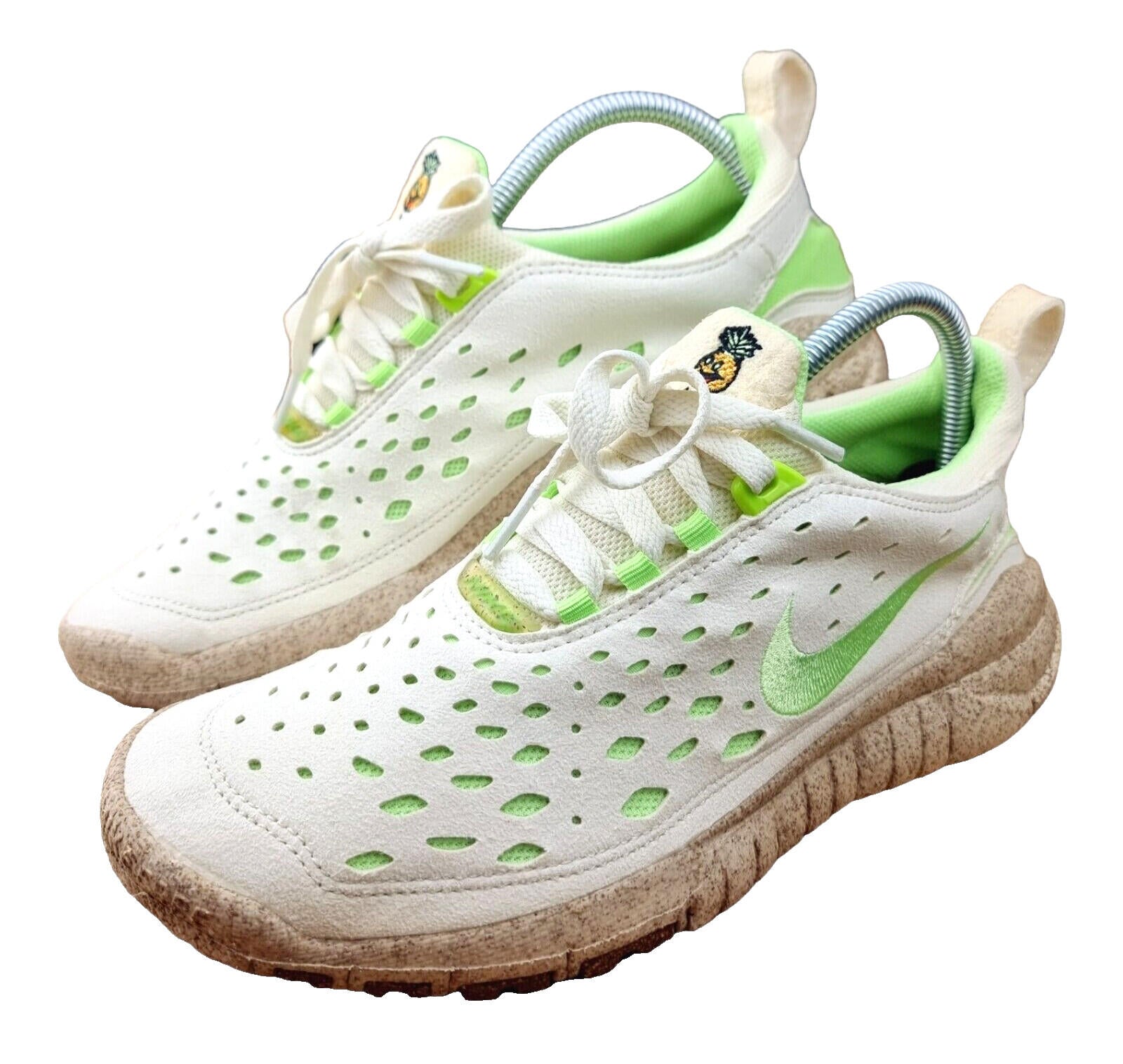 Nike Free Run Trail Men's Trainers UK Size 7 Happy Pineapple Cork Sneakers