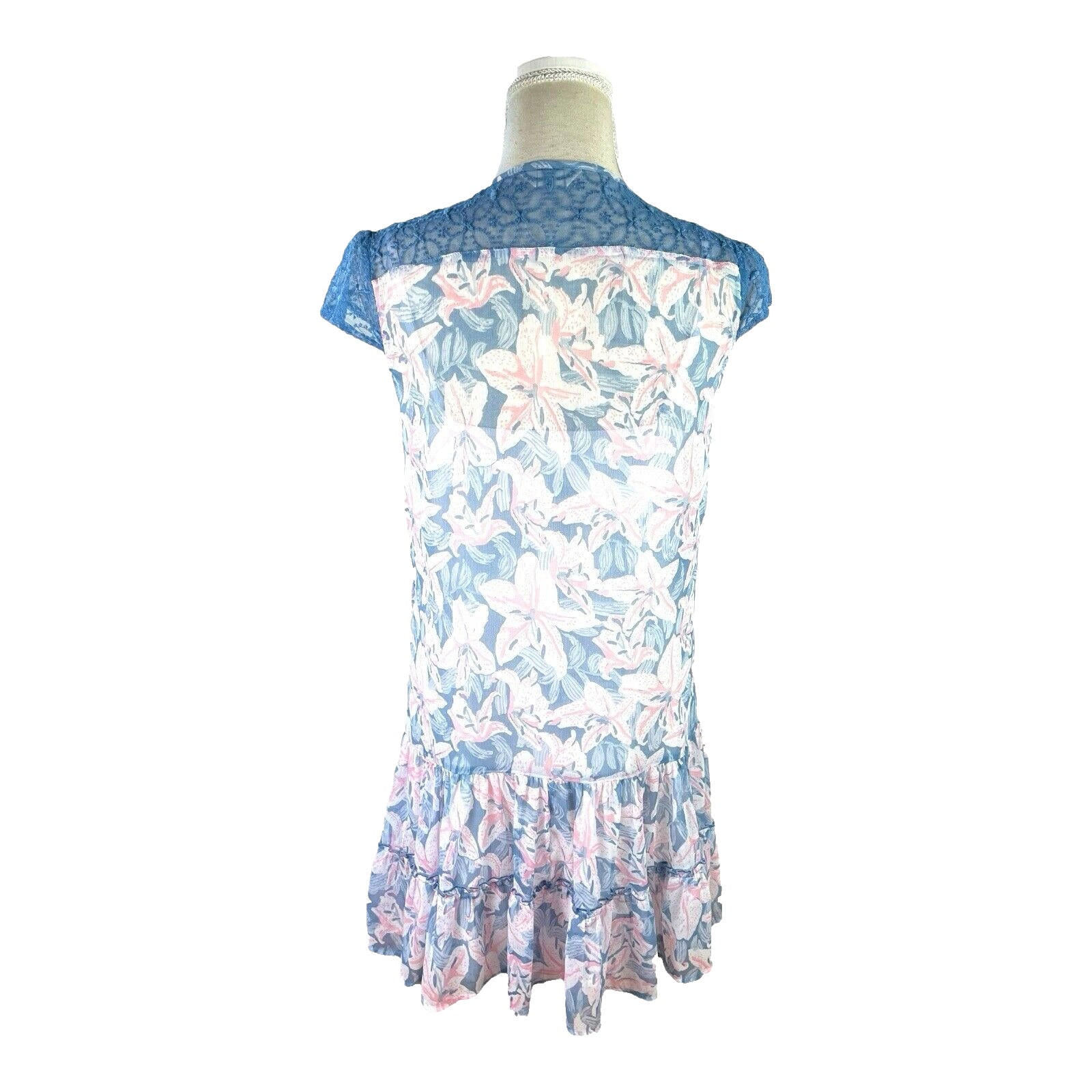 Marks & Spencer Indigo Collection 2 Peice Mini Dress Floral Women’s UK Size 12