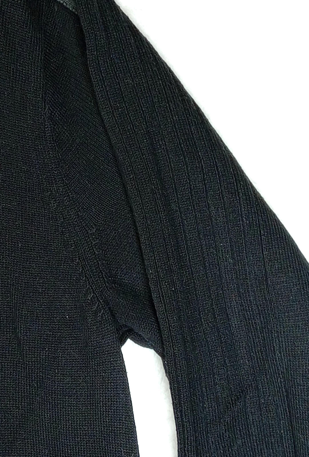 Calvin Klein Knit Jumper Men's UK Size L Black Long Sleeve 100% Cotton Crew Neck
