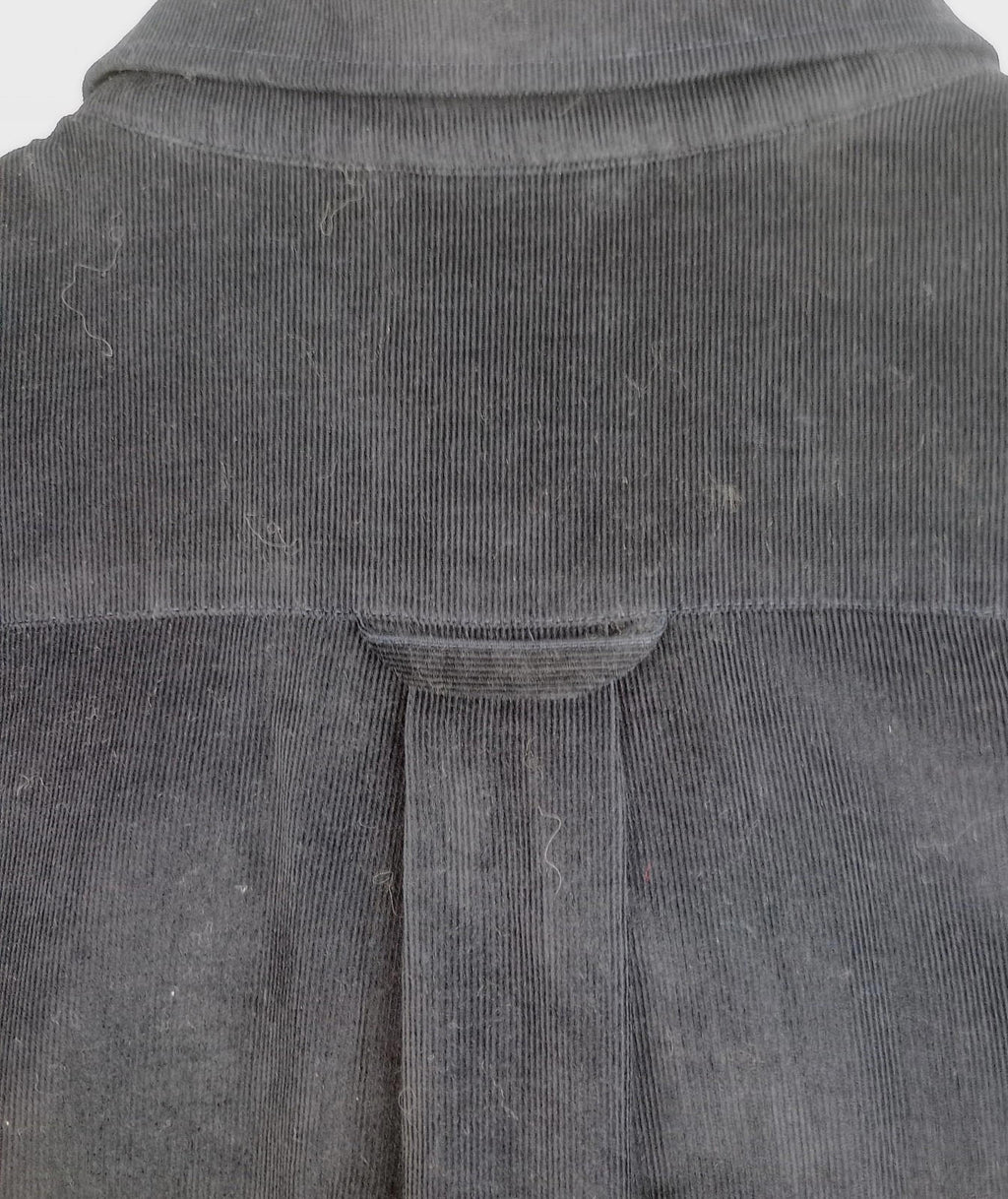 Jos. A. Bank Corduroy Shirt Men's UK Size XL Blue Long Sleeve Pocket 100% Cotton
