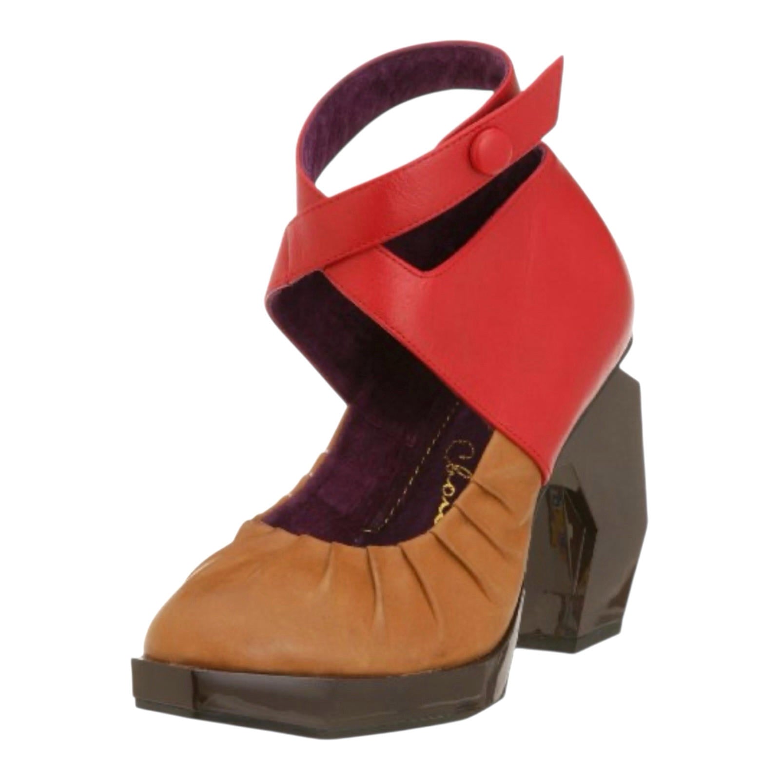 Irregular Choice Dixxie Shoes Robot Block Heel Pattern Sole Women’s UK Size 8