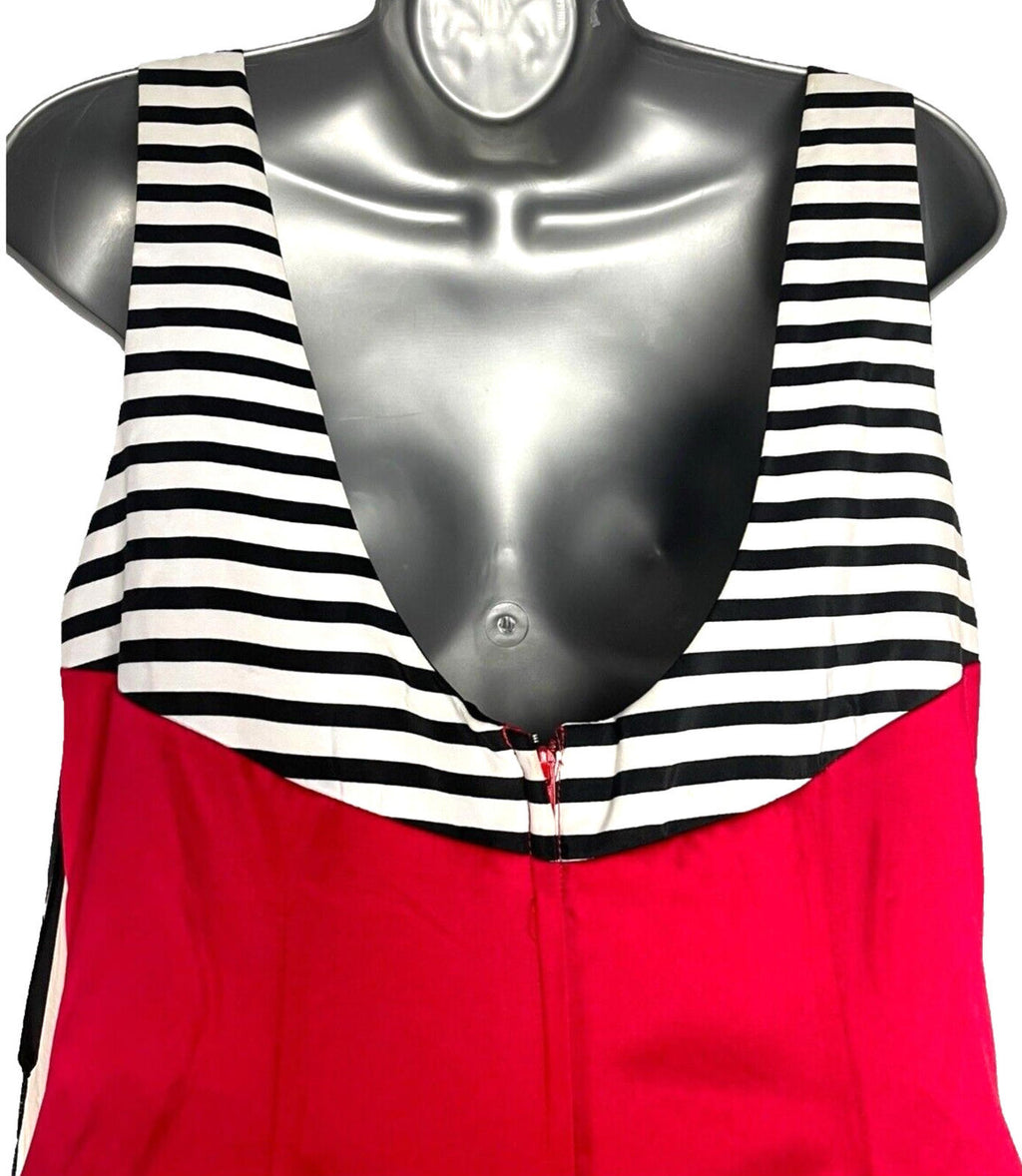 Forever Unique Dress Women’s UK Size 12 Red Layered Ruffle Summer Knee Length