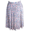 TU Ditsy Pleated Midi Skirt Women's UK Size 8 Colourful Floral Elasticated Waist