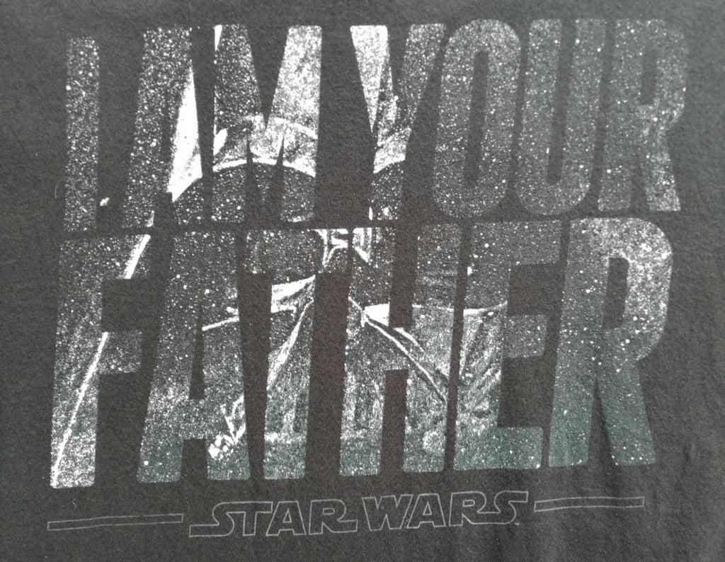 Star Wars I Am Your Father Graphic Print T-Shirt Men's Size XL Black Crew Neck