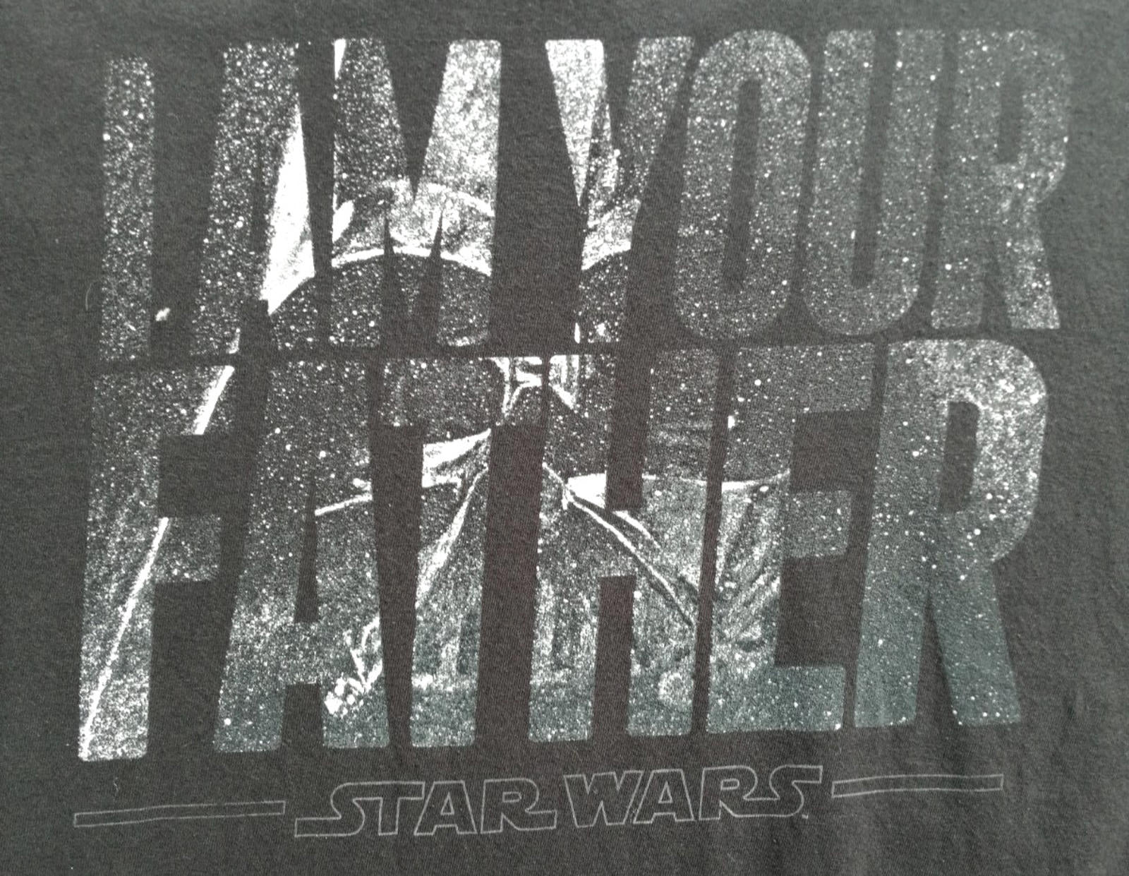 Star Wars I Am Your Father Graphic Print T-Shirt Men's Size XL Black Crew Neck