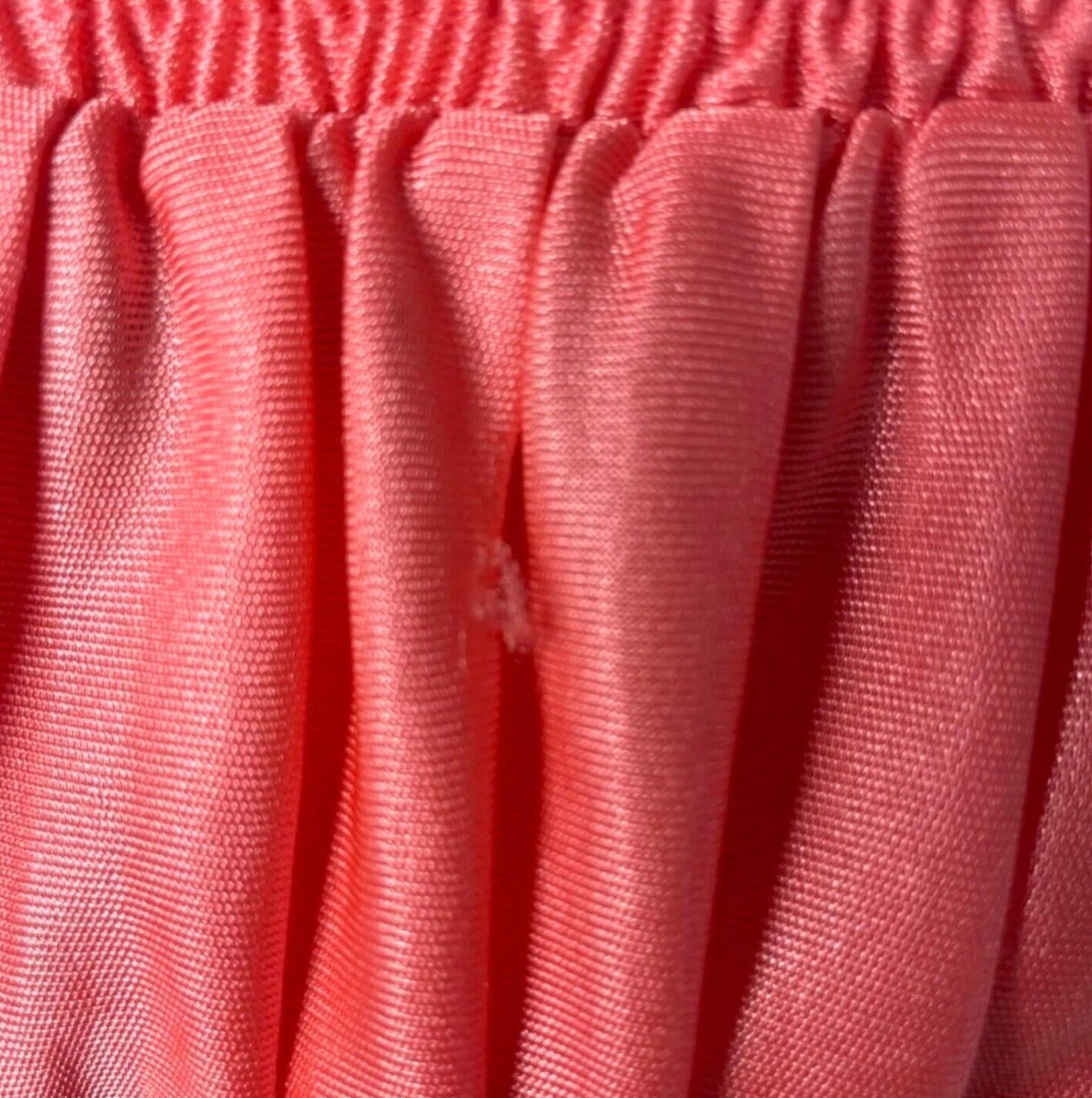 Top Shop Skirt High Low Pink Pleated Multi Length Women's UK Size 8