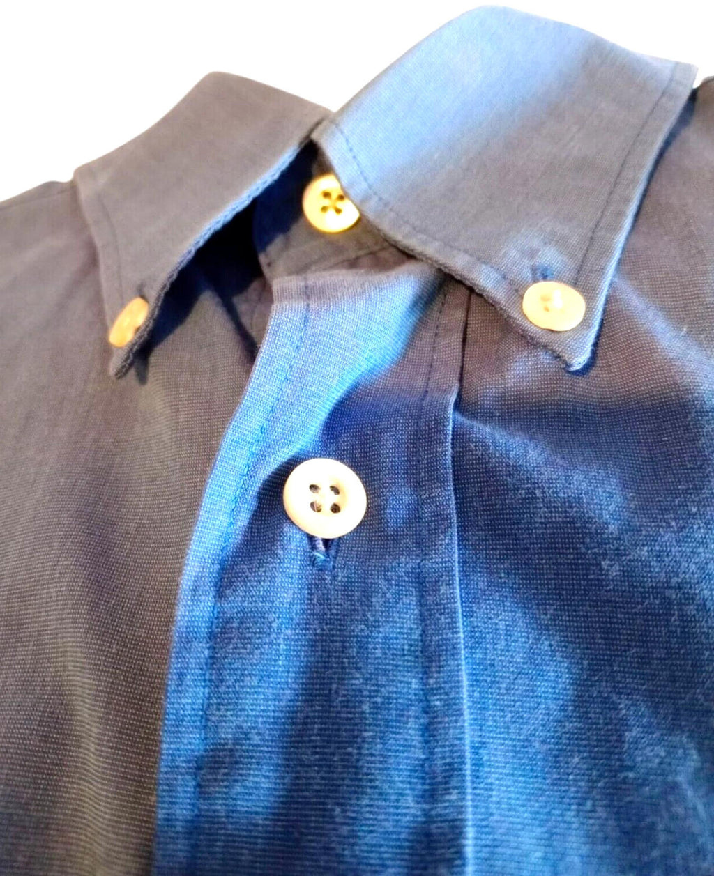 YvesSaintLaurent Blue Shirt Long Sleeve Men's UK Size XL 46" Chest 16" Collar