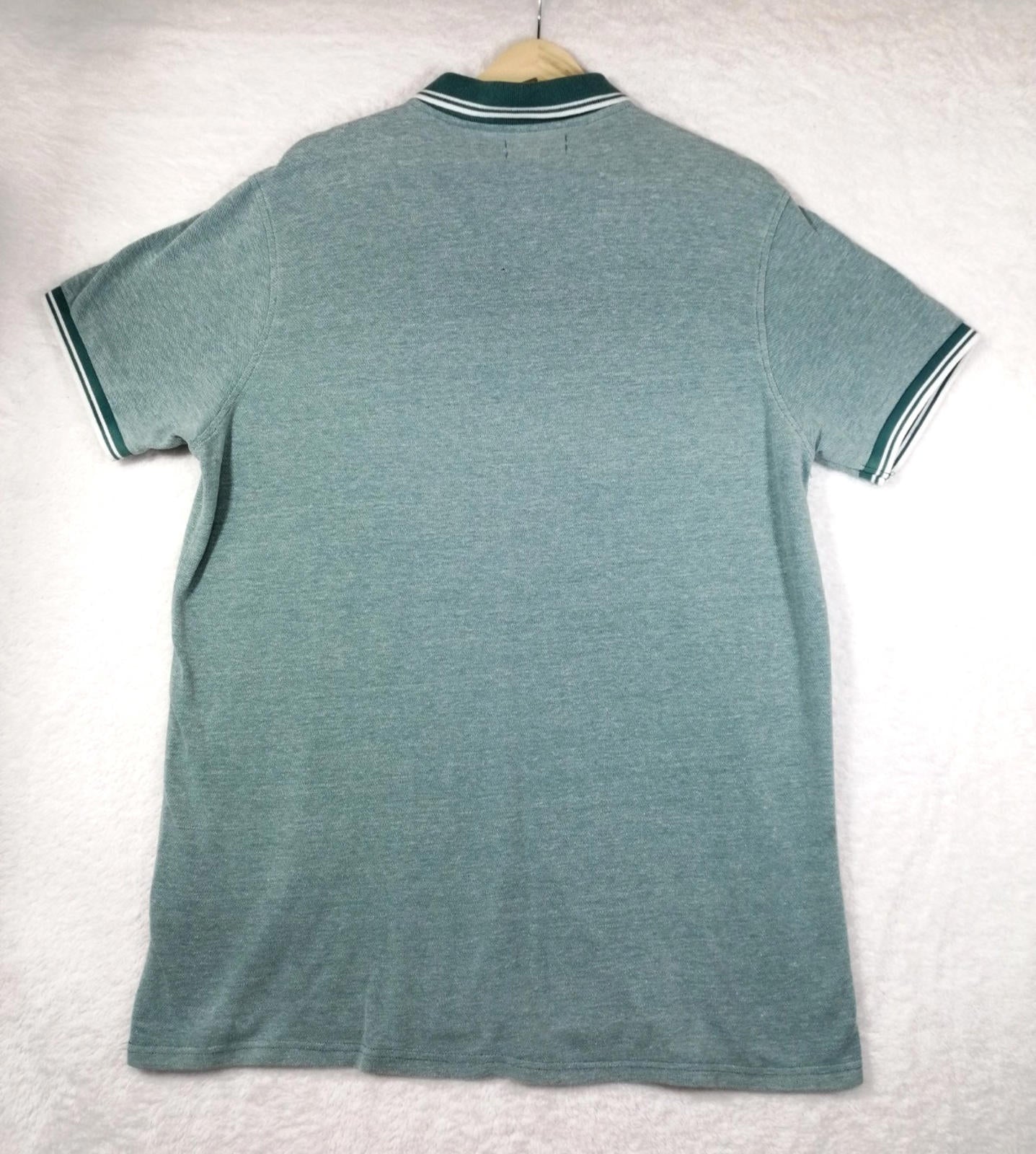 Cedarwood State Polo Shirt Men's Size 2XL Teal Blue Embroidered Logo 100% Cotton