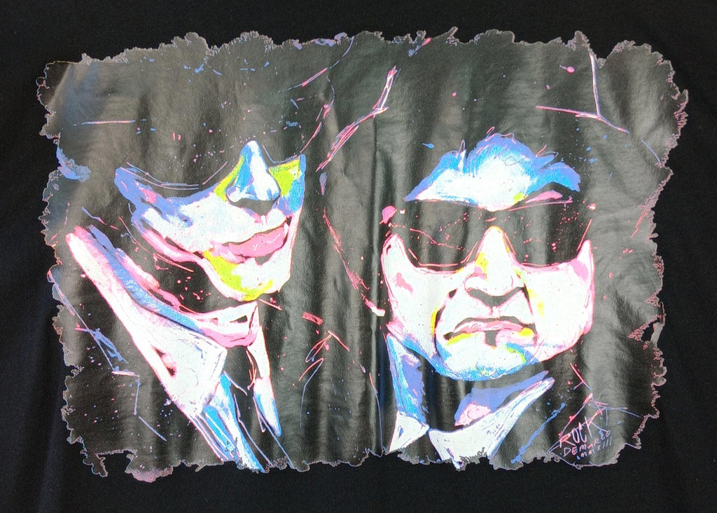 Blues Brothers Graphic Print T-Shirt Tall Men's UK Size 3XL Black 100% Cotton