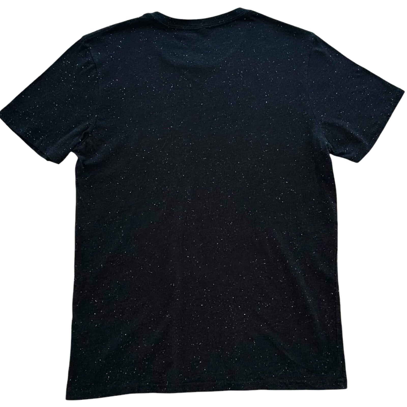 Star Wars T-Shirt Last Jedi Black Graphic Print Men's UK Size Medium M