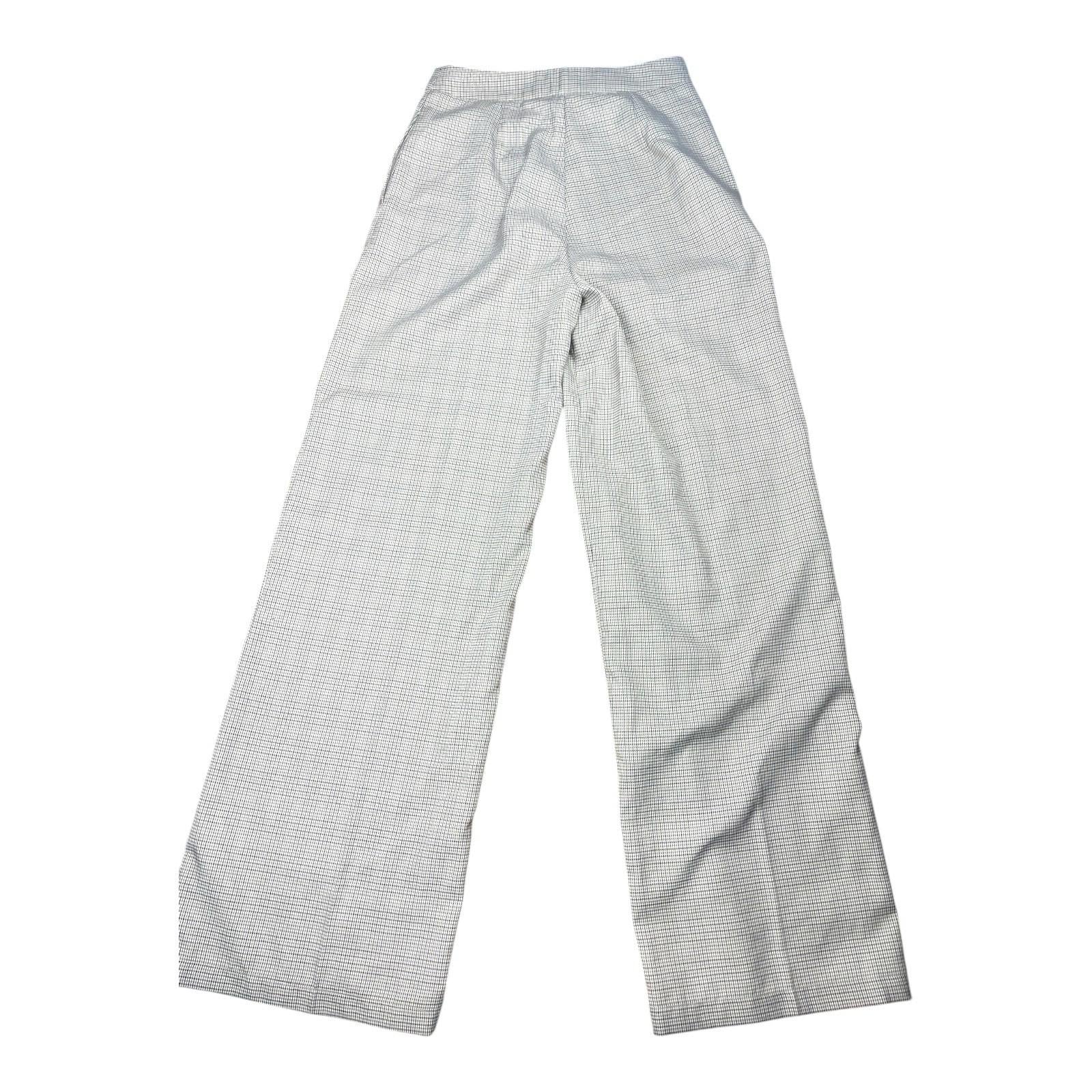 Pretty Little Thing Wide Leg Trousers High Waist Check Women’s UK Size 8