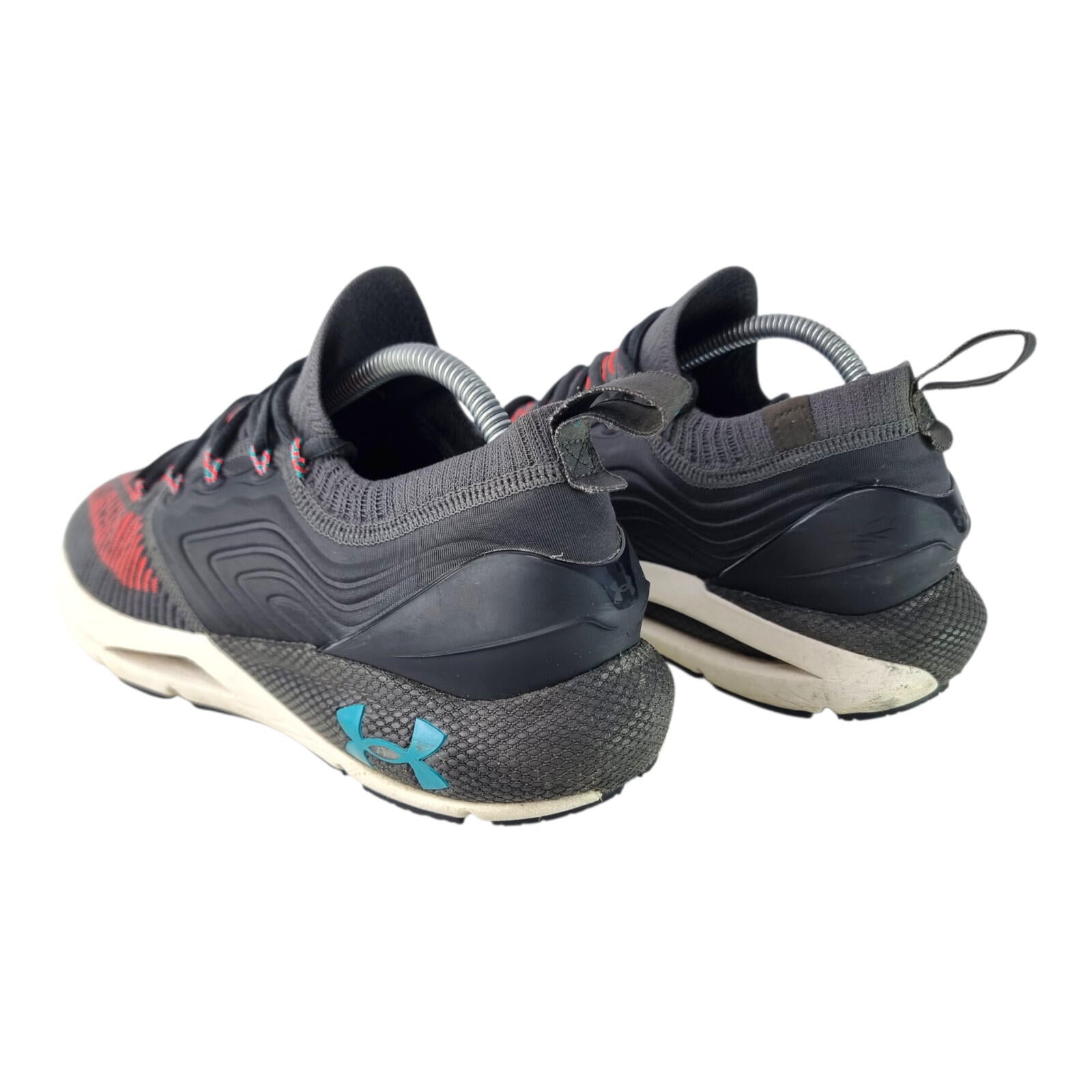Under Armour HOVR Phantom 2 Trainers Men's UK Size 8 Grey Red INKNT Breathable