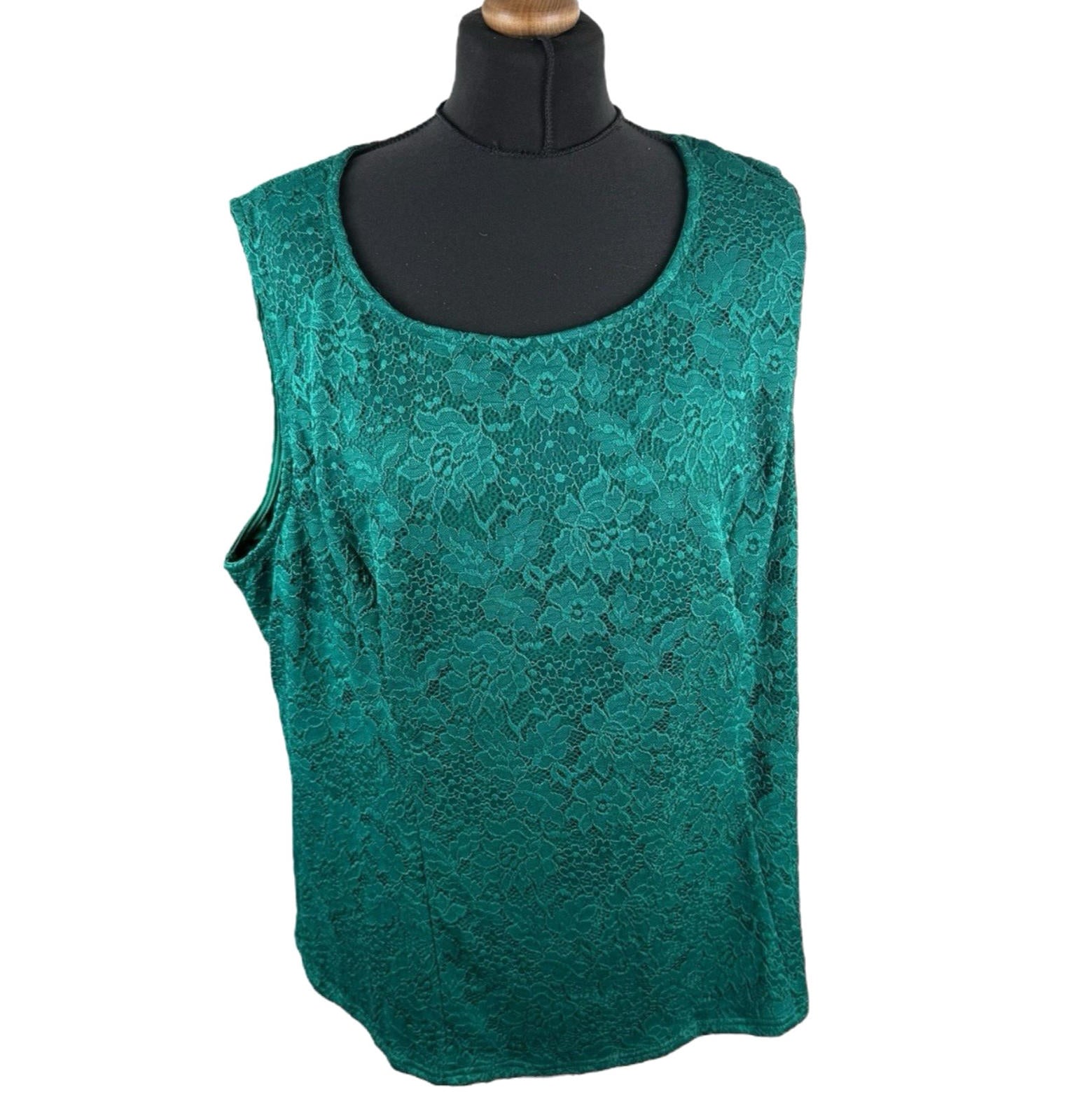 Hanna Nikole Green 2 Piece Blouse Jacket Set Lace Sequin Women’s UK Size 22