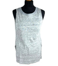 Catherine Malandrino Grey Sleeveless Vest 100% Linen Women’s UK Size XS