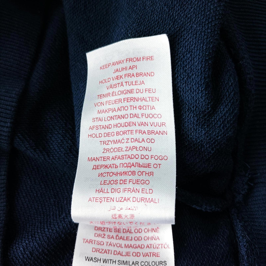 U.S. Polo Assn Sweatshirt Men's UK Size M Blue Jersey Jumper Cotton Pockets Zip