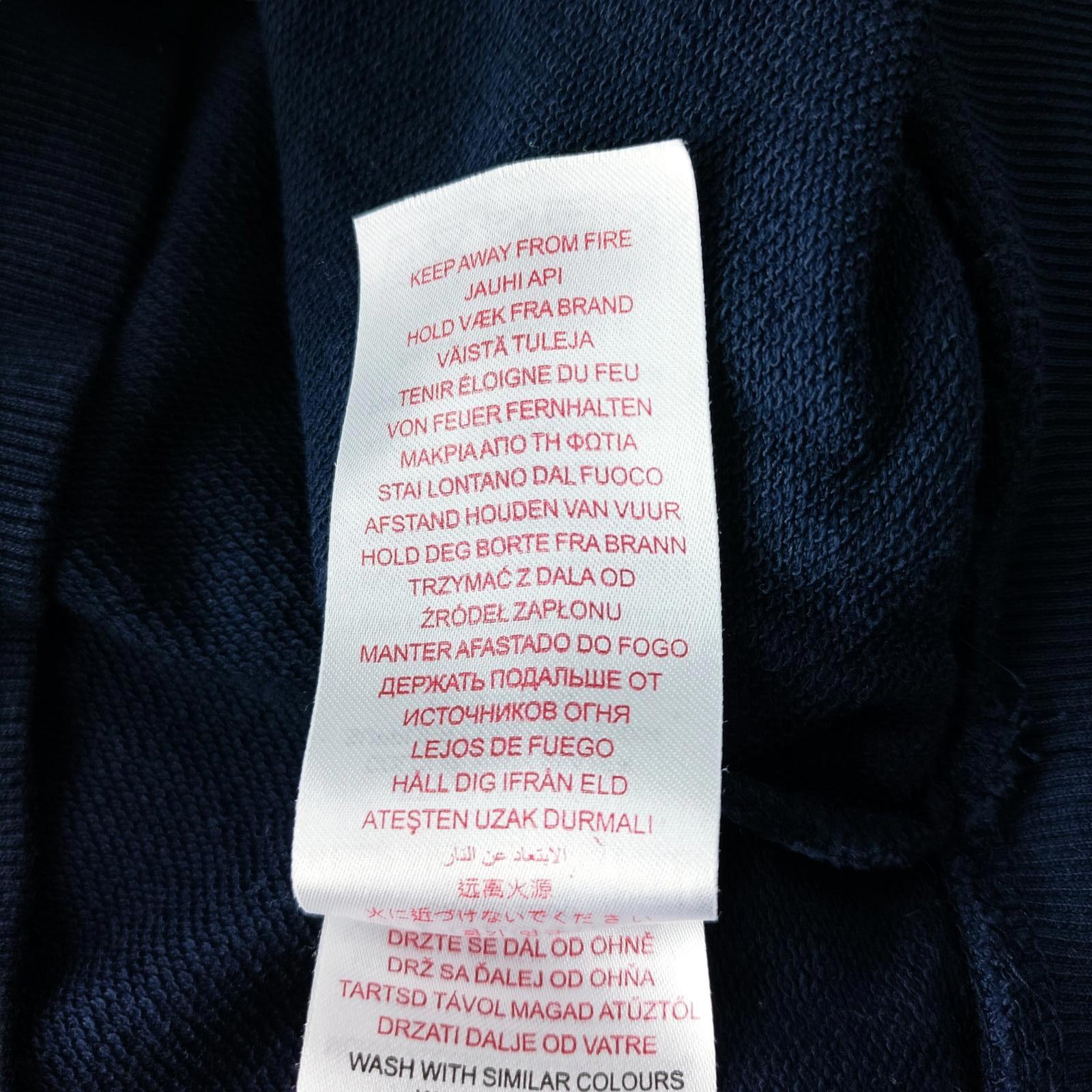 U.S. Polo Assn Sweatshirt Men's UK Size M Blue Jersey Jumper Cotton Pockets Zip
