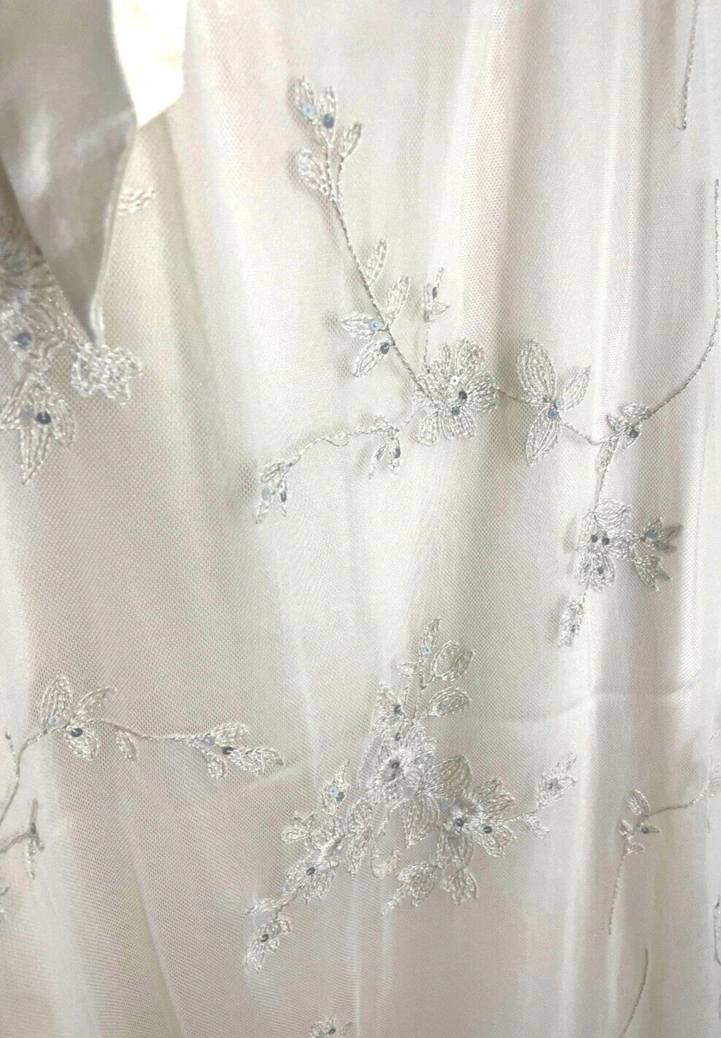Monsoon Bridal Dress Hand Beaded Lined Halterneck Women’s UK Size 8
