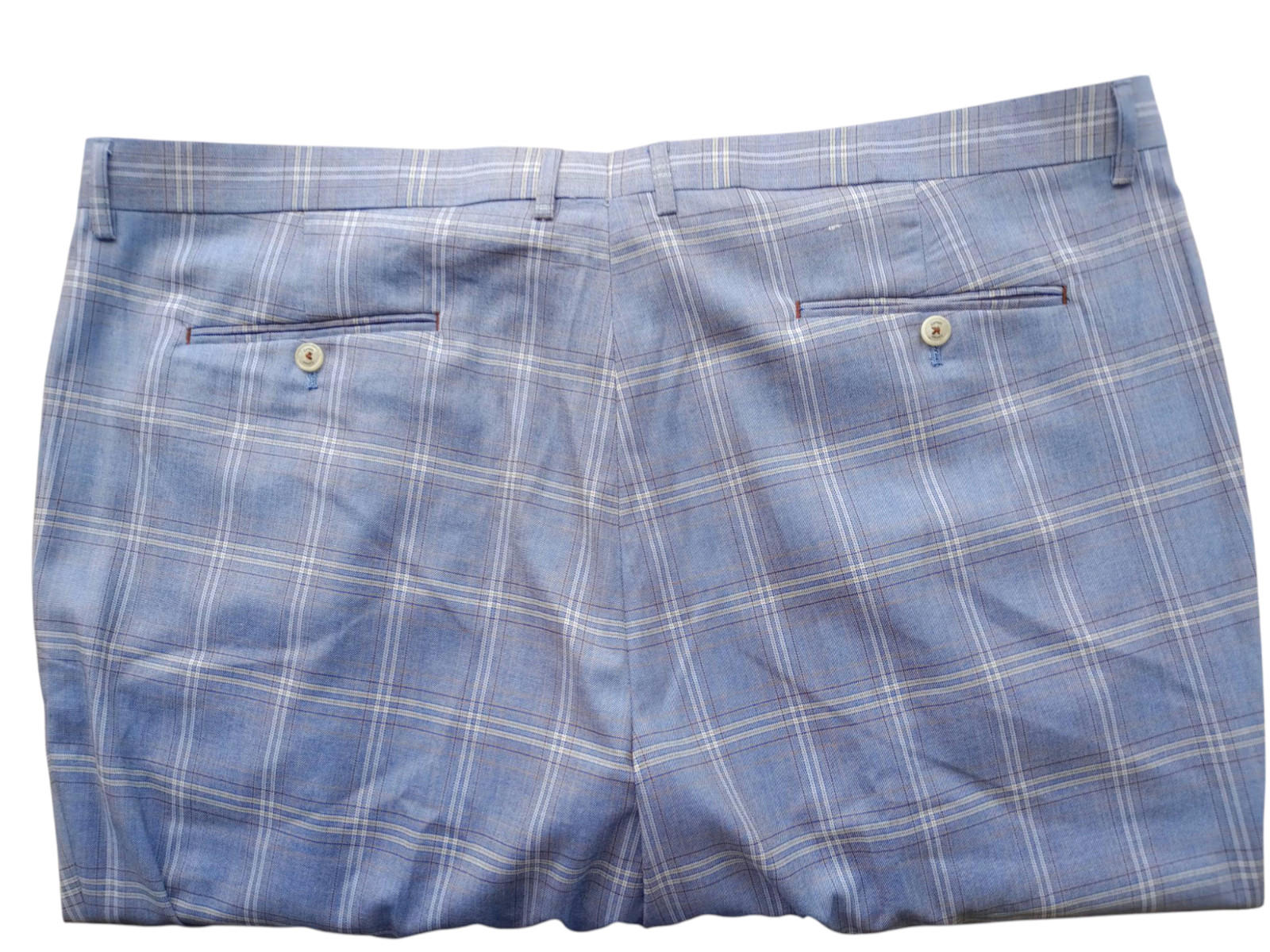 House Of Cavani Trousers Men's UK Size W46 L30 Check Tartan Pants Formal