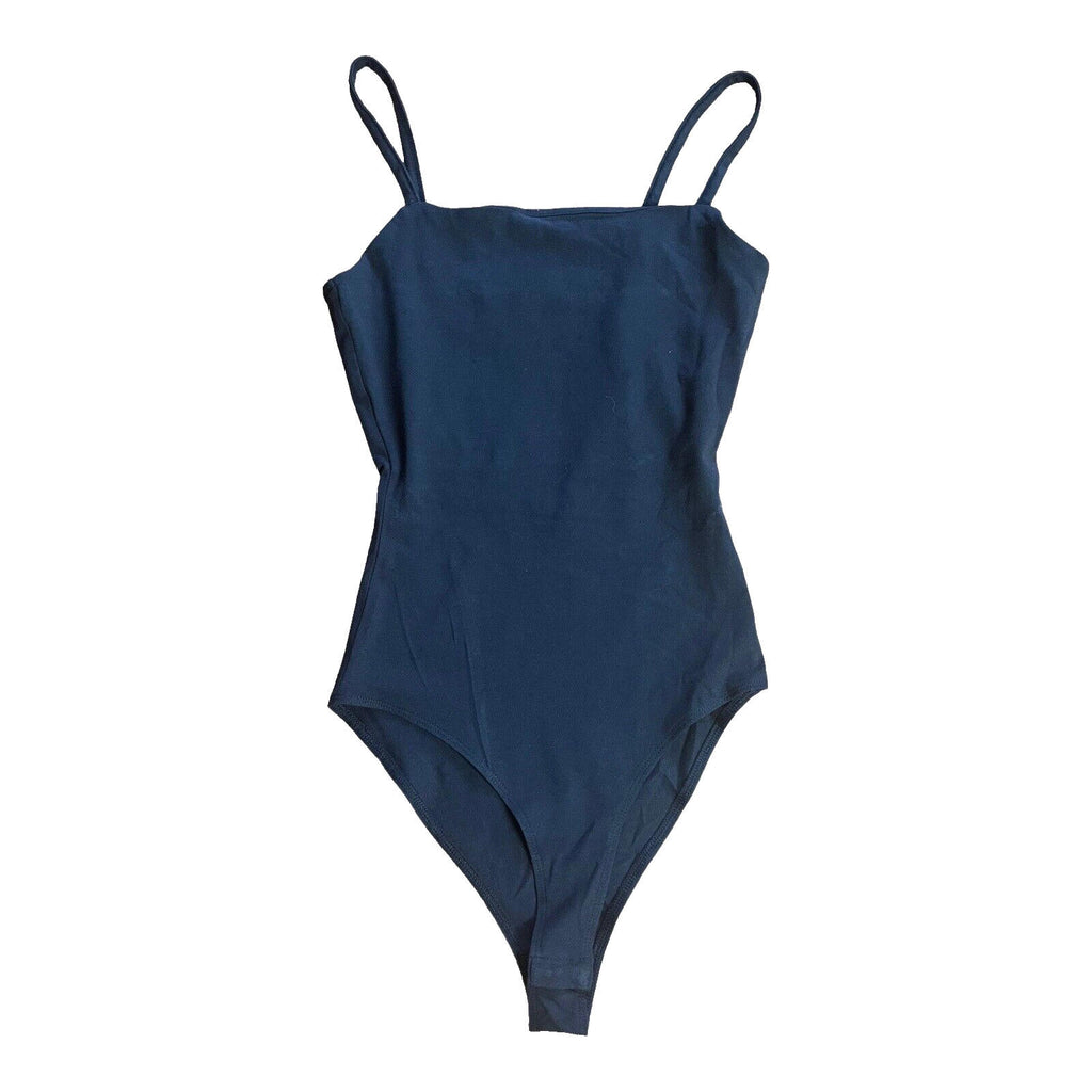 New Look Black Bodysuit Open Back Women's UK Size 6
