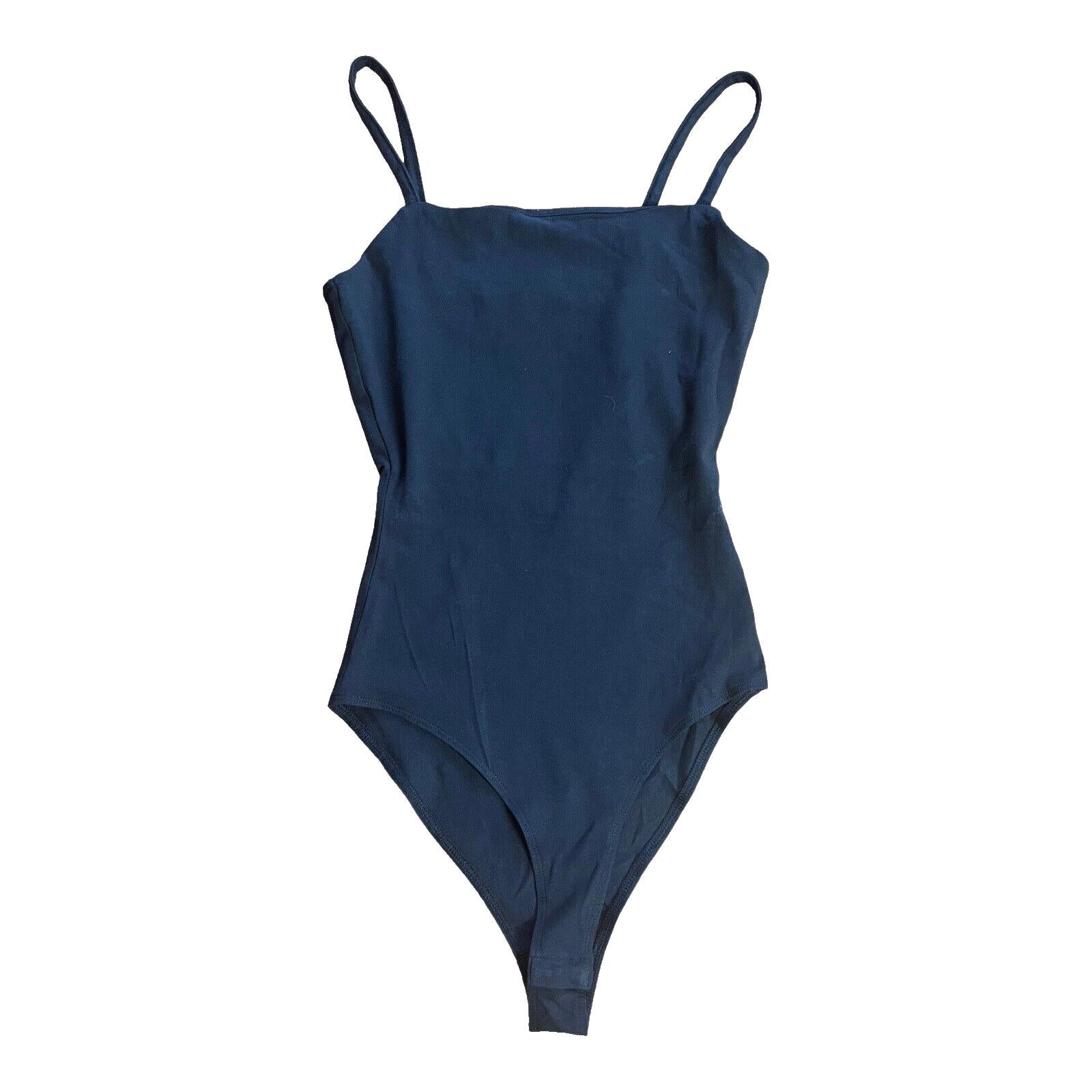 New Look Black Bodysuit Open Back Women's UK Size 6