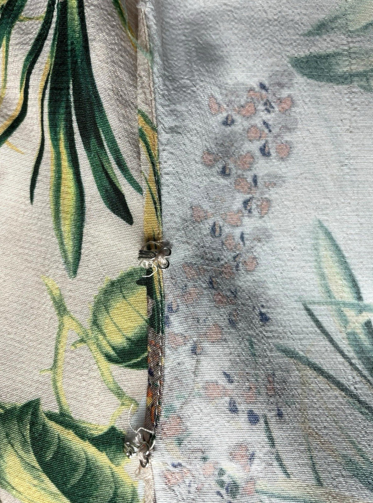 River Island Floral Croptop Tie Front 3/4 Sleeve Pastel Women’s UK Size 12
