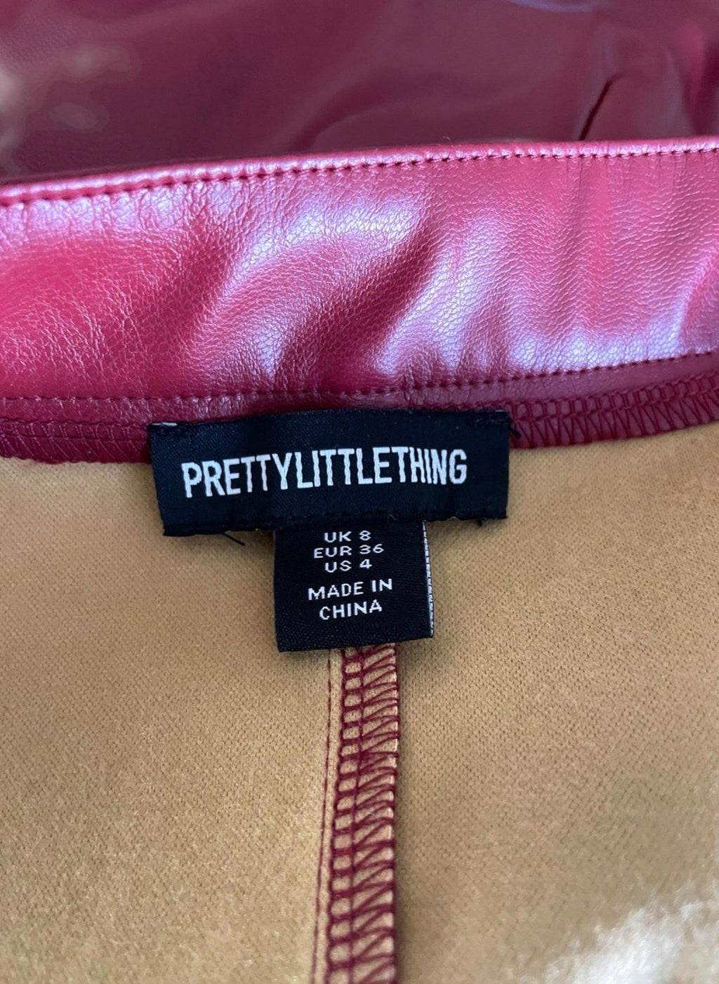 Pretty Little Thing Zip Front Playsuit Women’s UK Size 8 Sleeveless High Neck