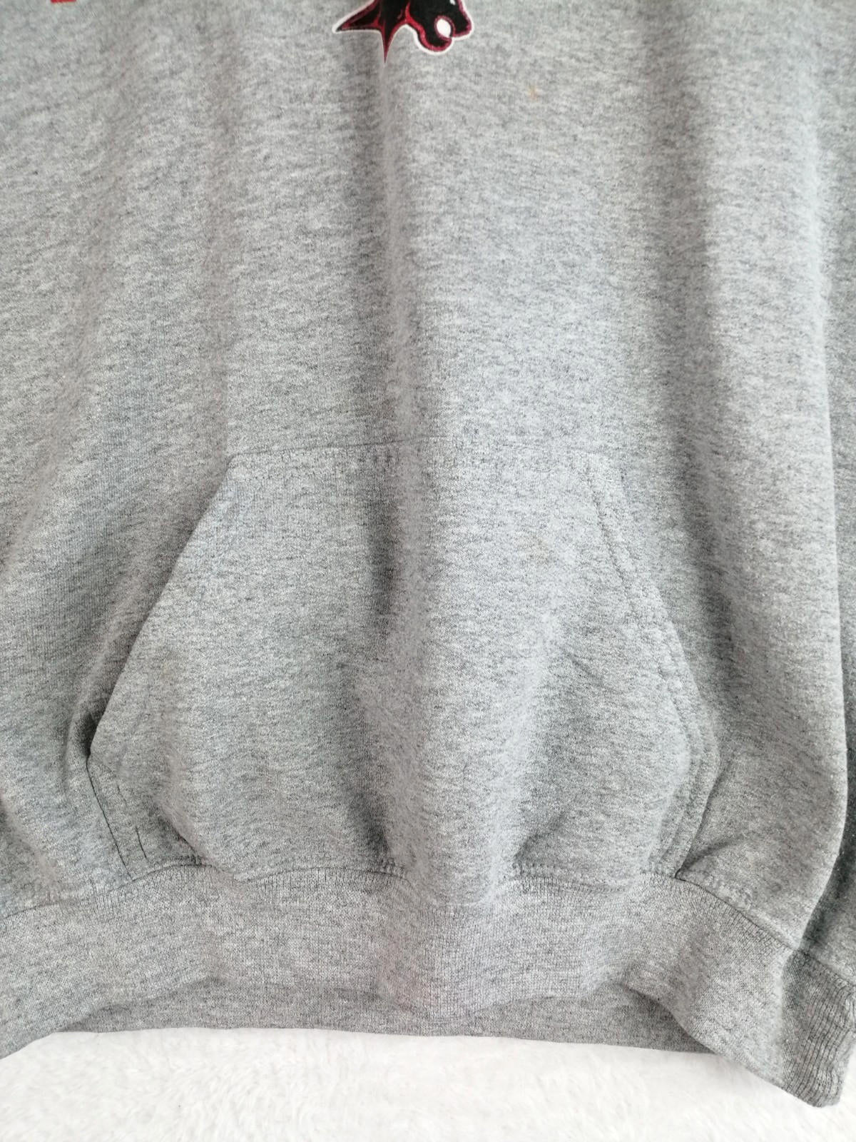 Catholic High Panthers Hoodie Youth Size Age 14- 15  Grey Jersey Hooded Pockets