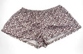 Brown Textured Semi Sheer Shorts Women''s UK Size 8